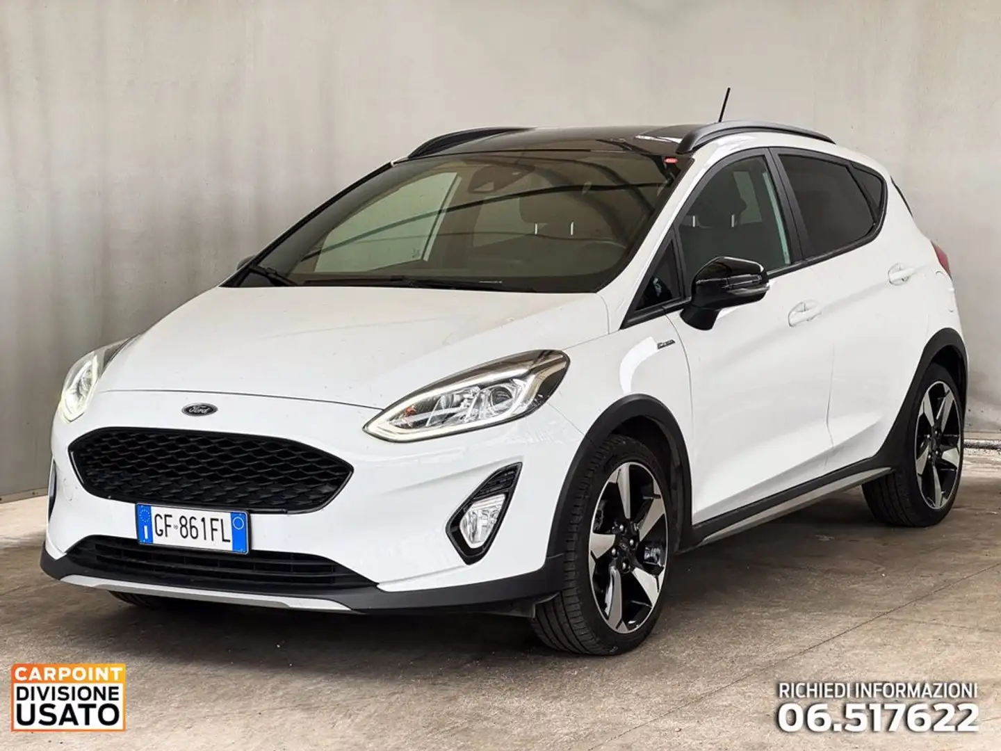 Ford Fiesta active 1.0 ecoboost h s&s 125cv my20.75 White - 1