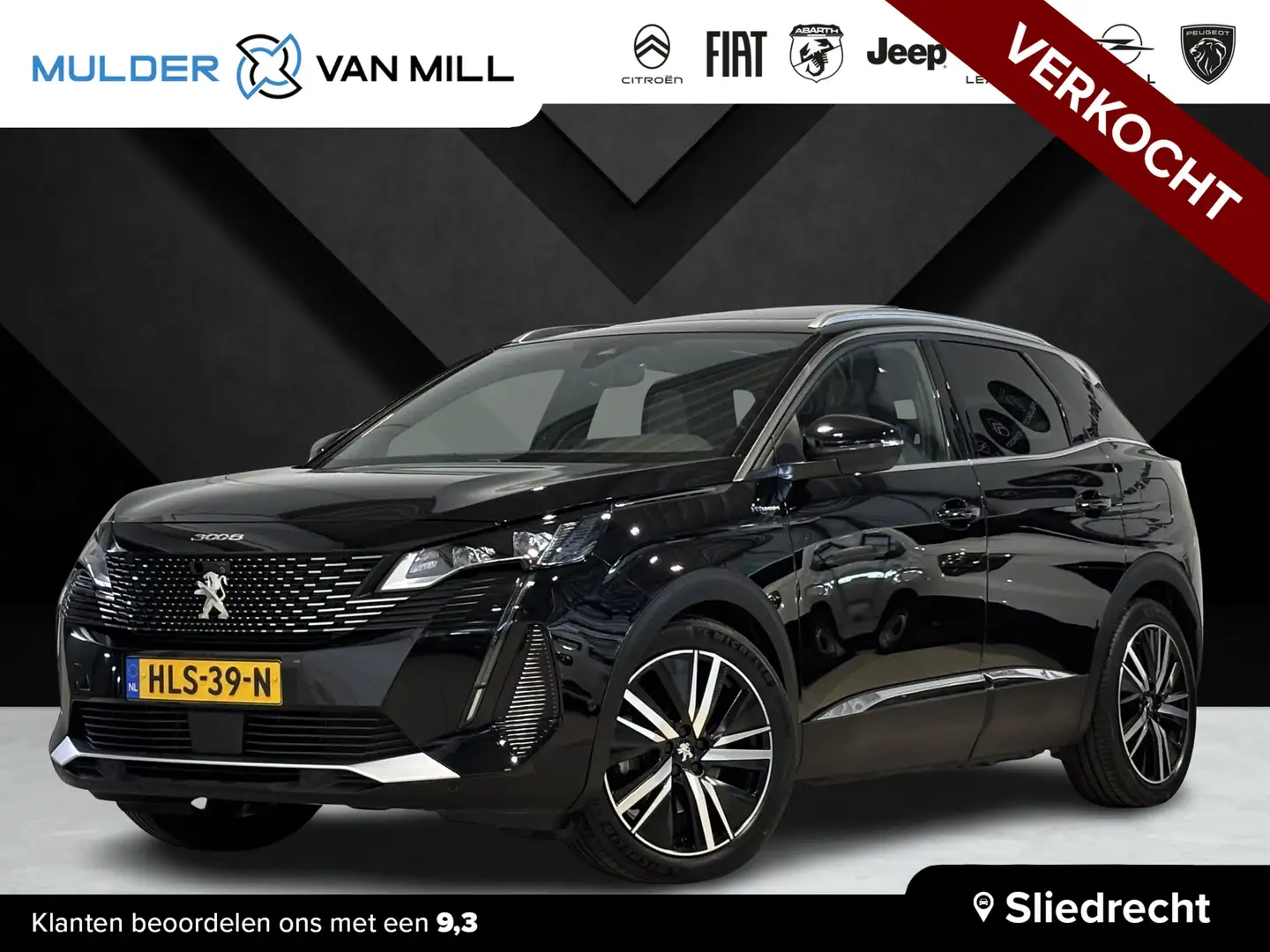 Peugeot 3008 GT Pack 1.6 HYbrid4 PHEV 300pk e-EAT8 4x4 | SCHUIF Zwart - 1