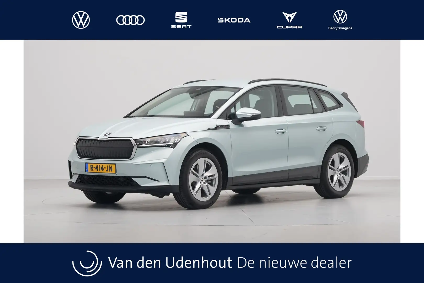 Skoda Enyaq iV 60 180pk Navigatie Camera Acc Clima 313 Grijs - 1