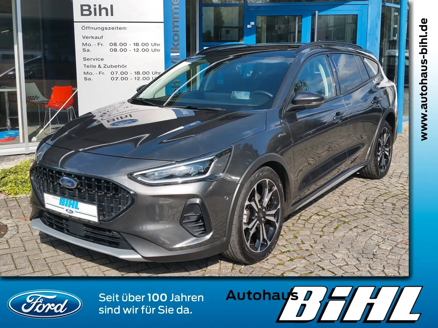 Ford Focus Turnier Active X Standh. Glasdach AHK schw Gris - 1
