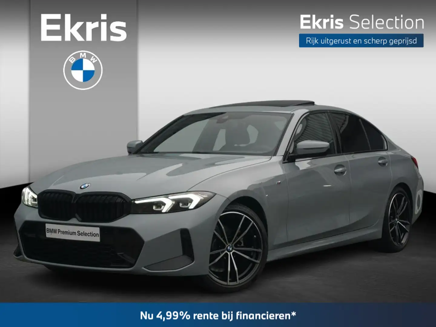 BMW 318 3 Serie Sedan 318i M sport / Trekhaak / Schuif- Ka Gris - 1