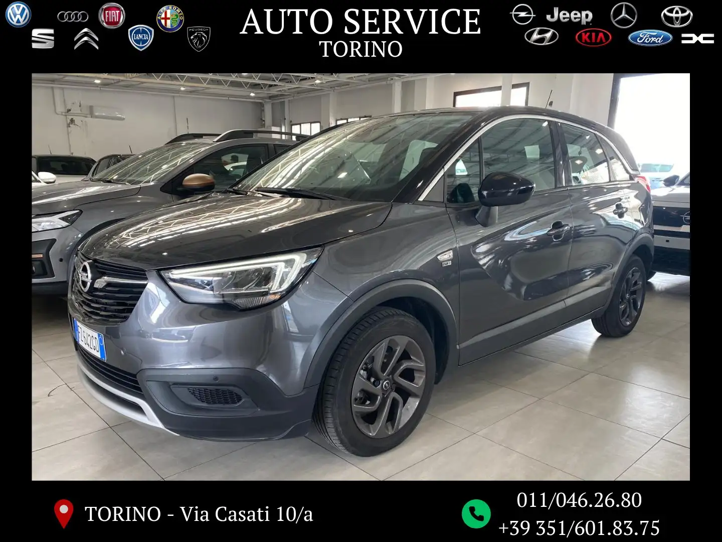 Opel Crossland X Crossland X 1.2 120 Anniversary 83cv Grigio - 1