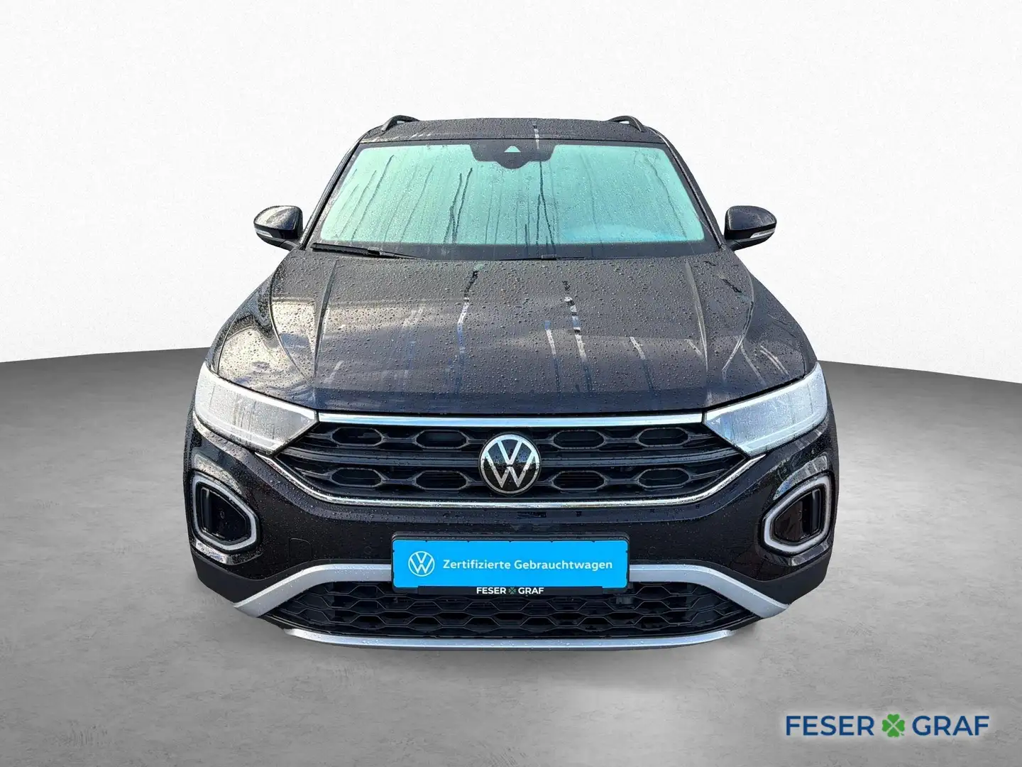 Volkswagen T-Roc 1.0 TSI Life NAVI APP LED+ PDC SHZ Schwarz - 2