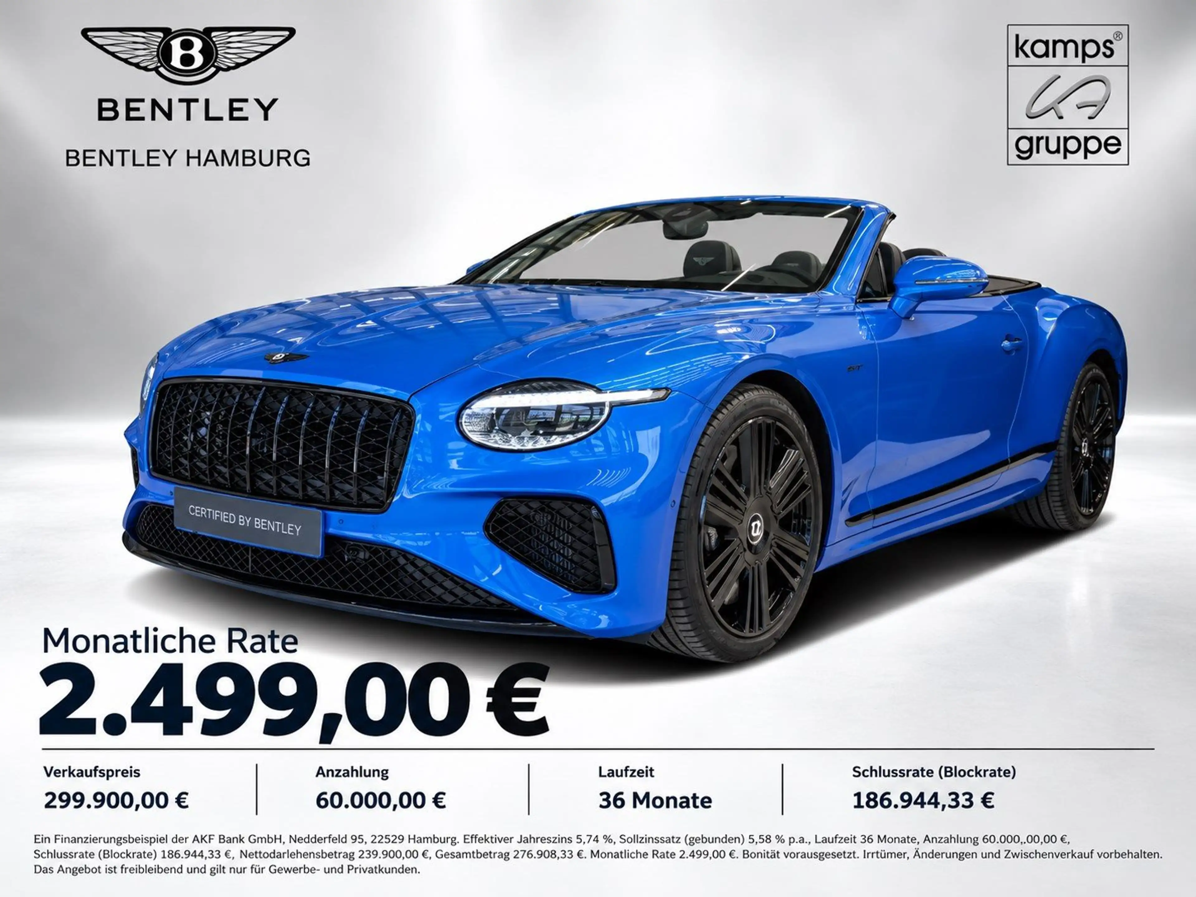 Bentley Continental GTC Azure *MullinerPaint*CarbonCeramicBrakes*