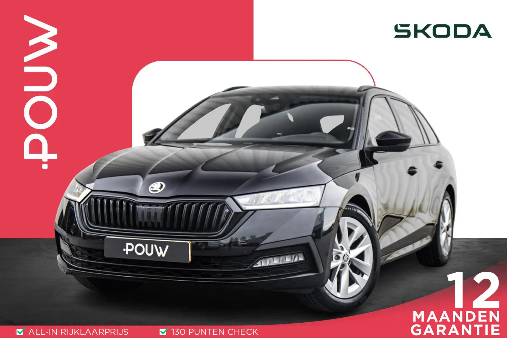 Skoda Octavia Combi 1.0 e-TSI 110pk DSG Sport Business | Navigat Noir - 1