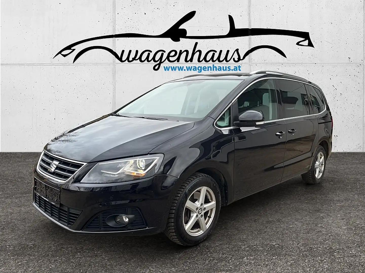 SEAT Alhambra Executive TDI, AHV, Kamera, Navi Schwarz - 1