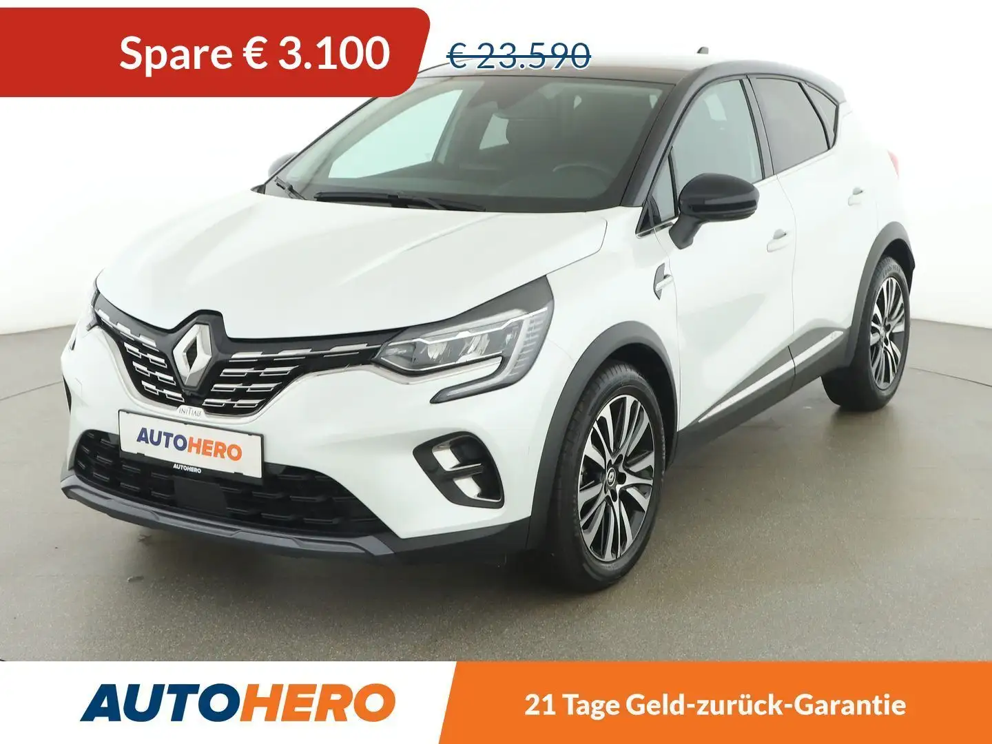 Renault Captur 1.3 TCe Initiale Paris Aut. *LED*CAM*SPUR*BOSE* Weiß - 1