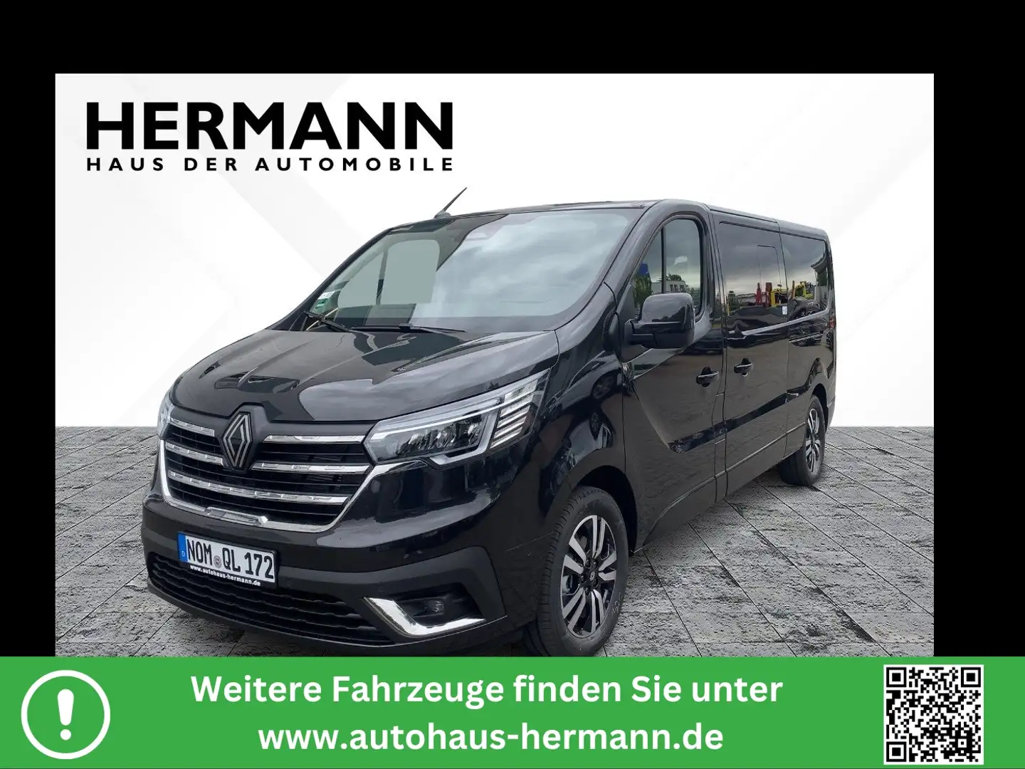 Renault Trafic Combi 2.0 BLUE dCi 150 L2H1 3.0t (8/9 Sitzer) Life Schwarz - 1