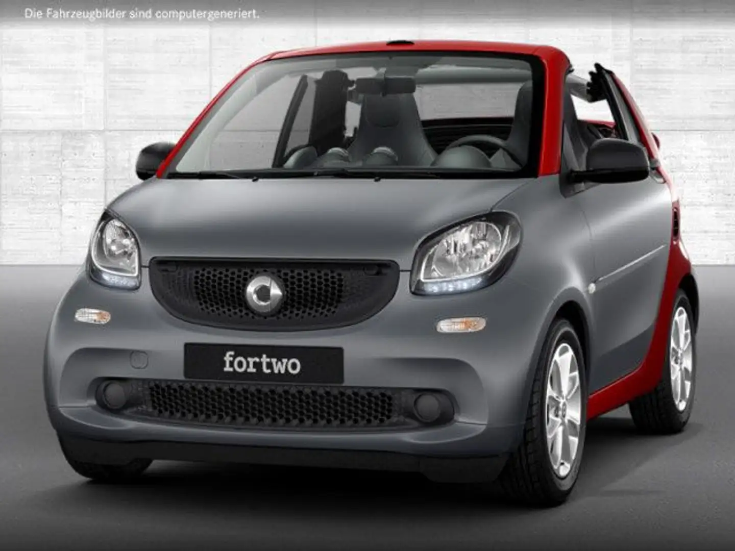 smart forTwo cabrio 52kW passion cool&Audio Komfort Сірий - 2