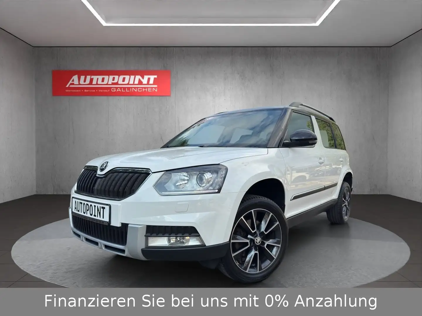 Skoda Yeti Adventure 2.0TDI 4x4 DSG Navi+DAB+Allwetter Weiß - 1