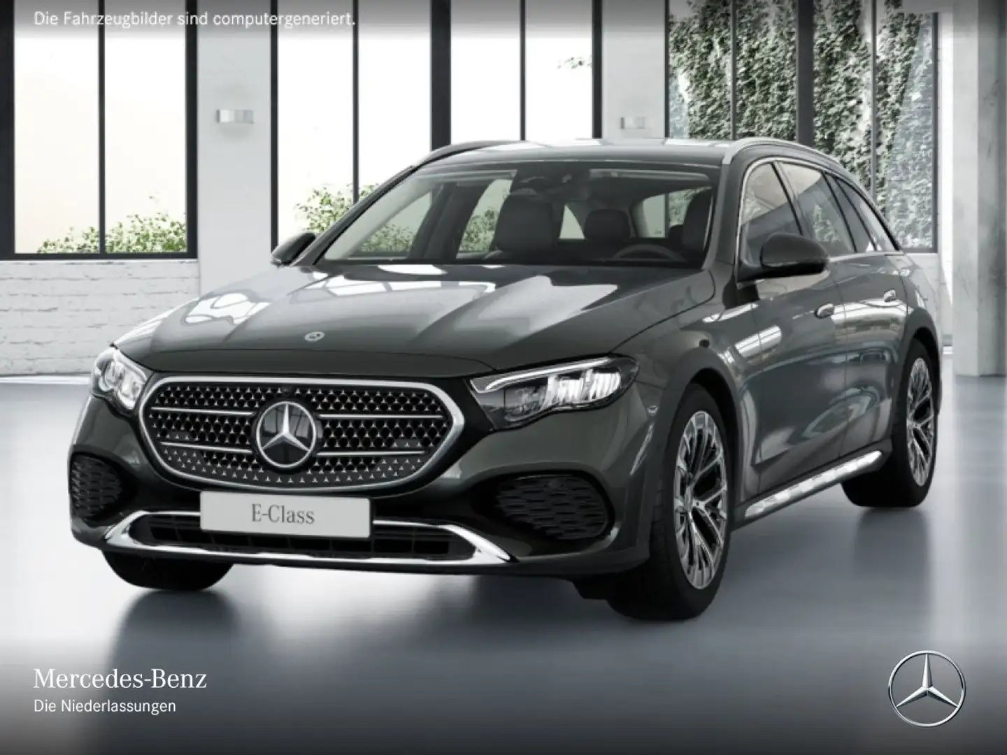 Mercedes-Benz E 300 de T 4M Hybrid Avantgarde 360° Airmat Distr+ Grau - 2