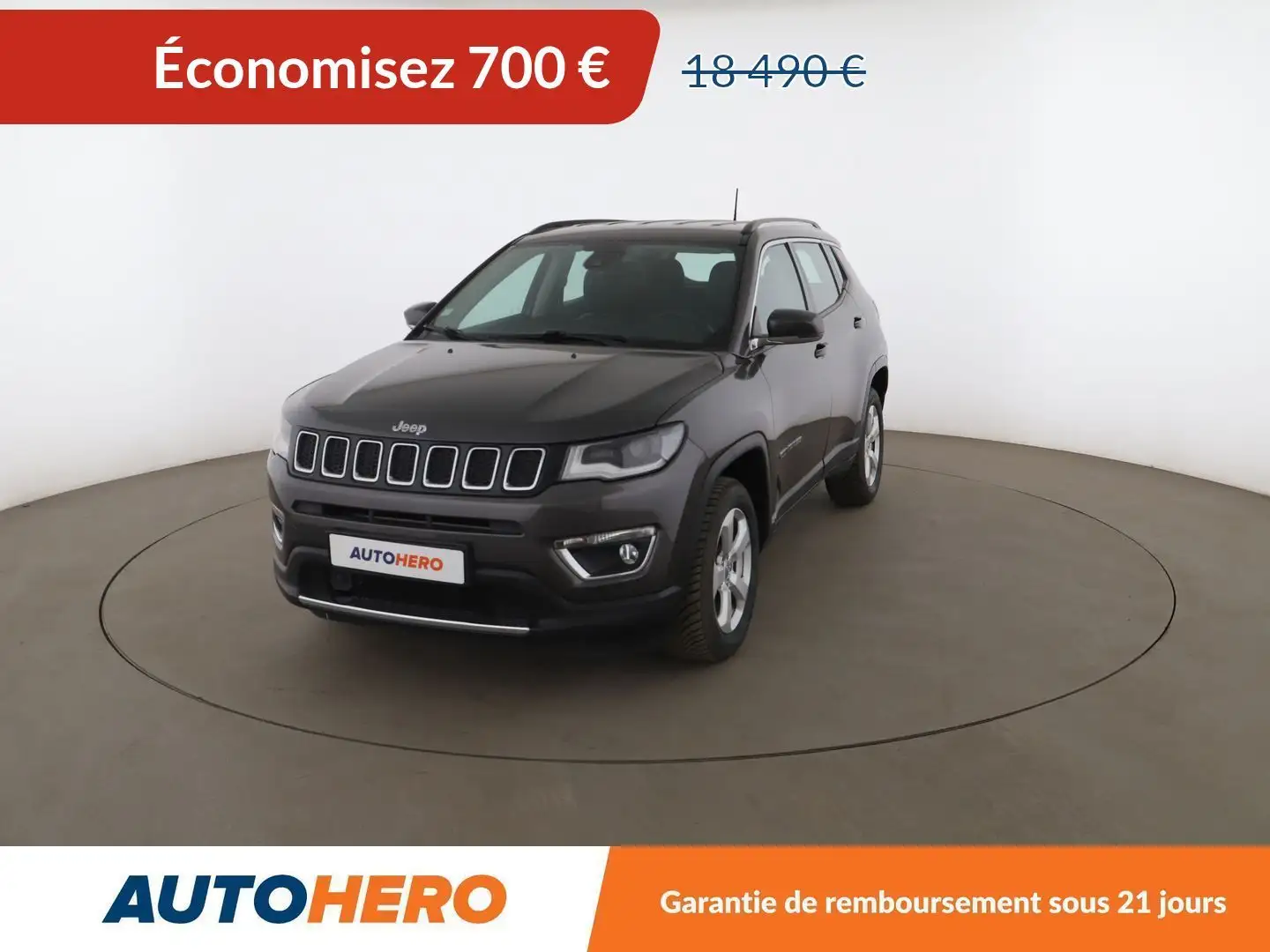 Jeep Compass 1.4 MultiAir Limited 4WD Auto 9 Gris - 1