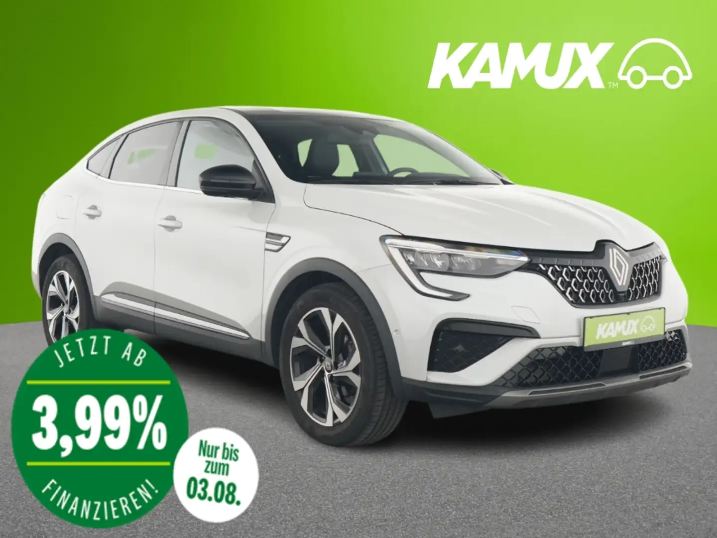 Renault Arkana 1.3TCe Aut.Techno+LED+NAVI+VIRTUAL+KAMERA Weiß - 1