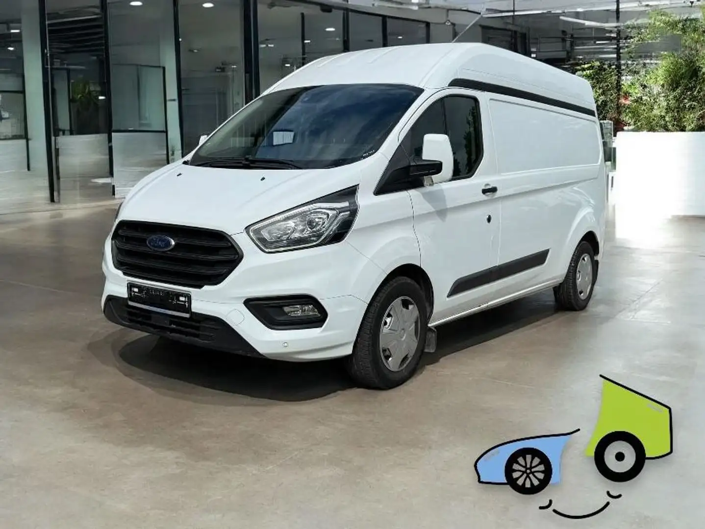 Ford Transit Custom L2 Standheizung/AHK/Tempomat Blanc - 1