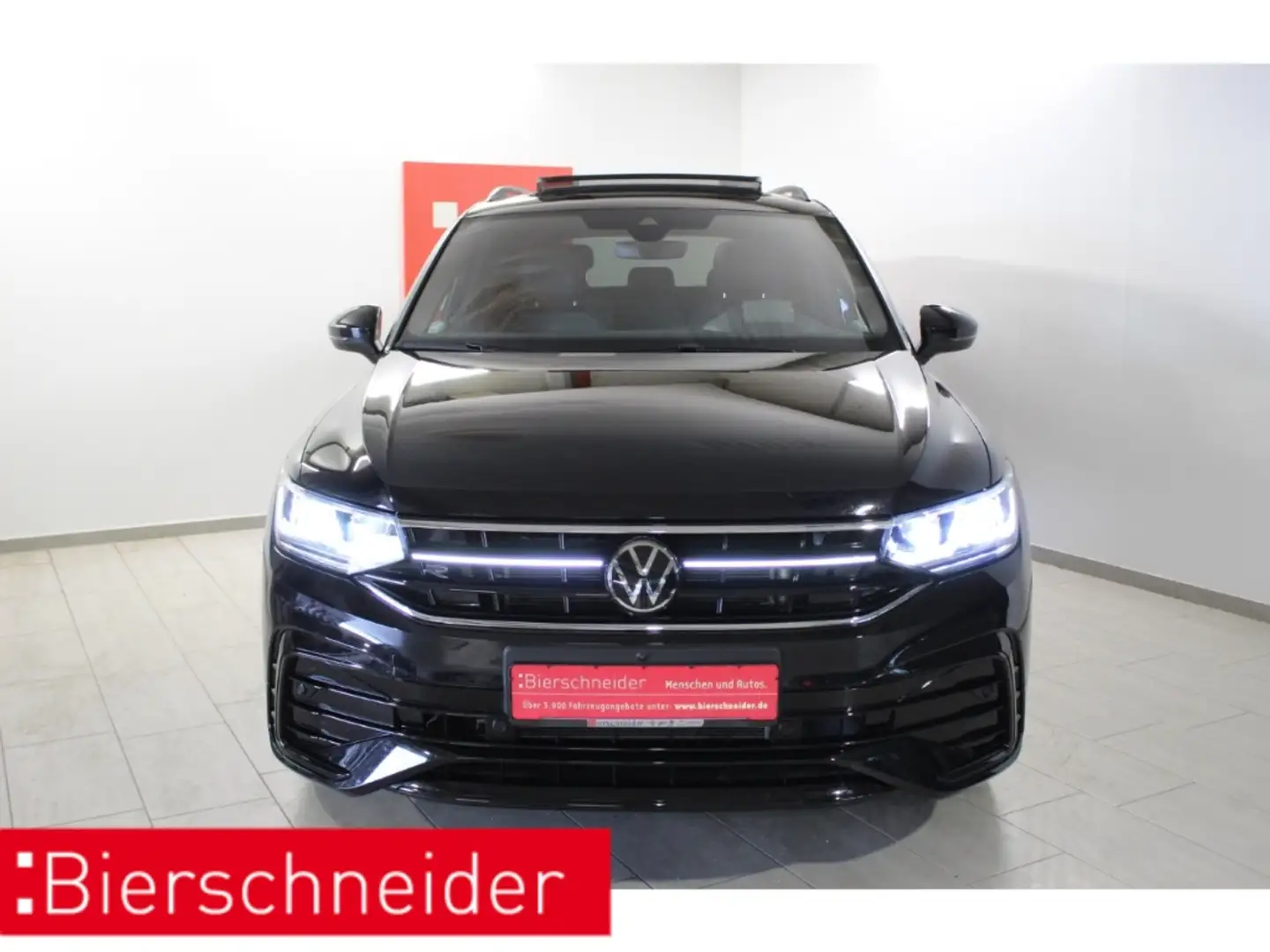 Volkswagen Tiguan Allspace 2.0 TDI DSG 4Mo. 2x R-Line Black FL 20 AHK 7-SITZE Schwarz - 2