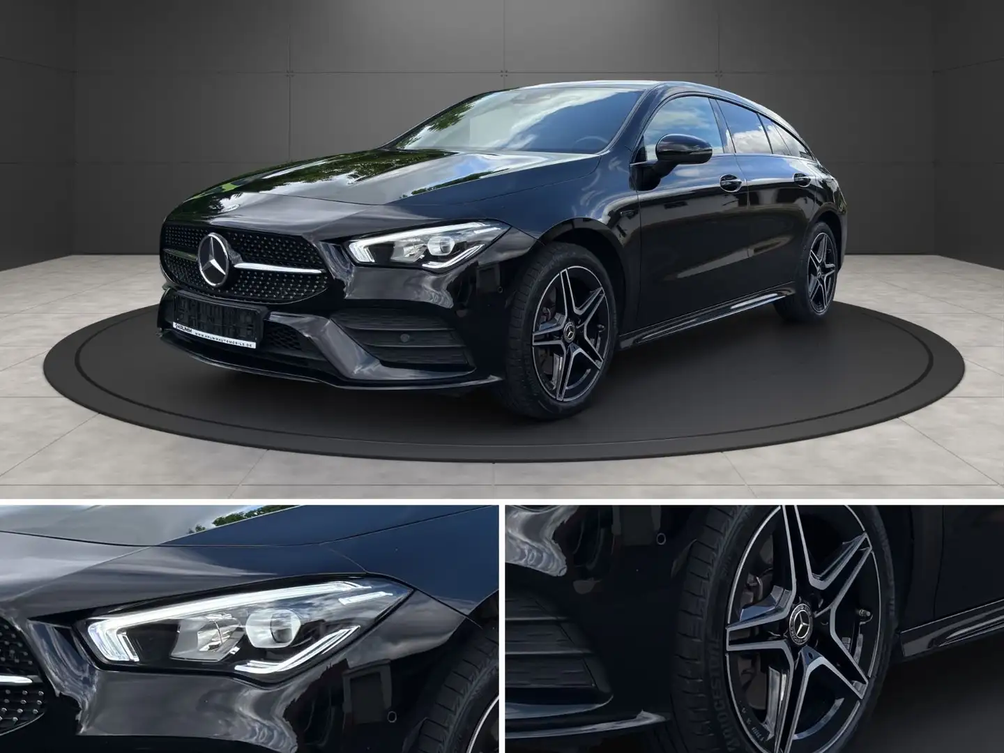 Mercedes-Benz CLA 250 e Shooting Brake AMG LED RFK Ambiente Fekete - 1