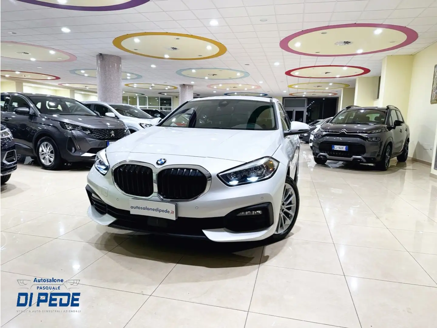 BMW 116 116d Business Advantage auto Bianco - 1