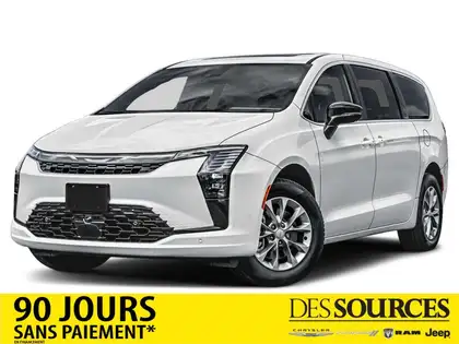 White 2027 Chrysler Pacifica Minivan Front-Wheel Drive 9-Speed Automatic