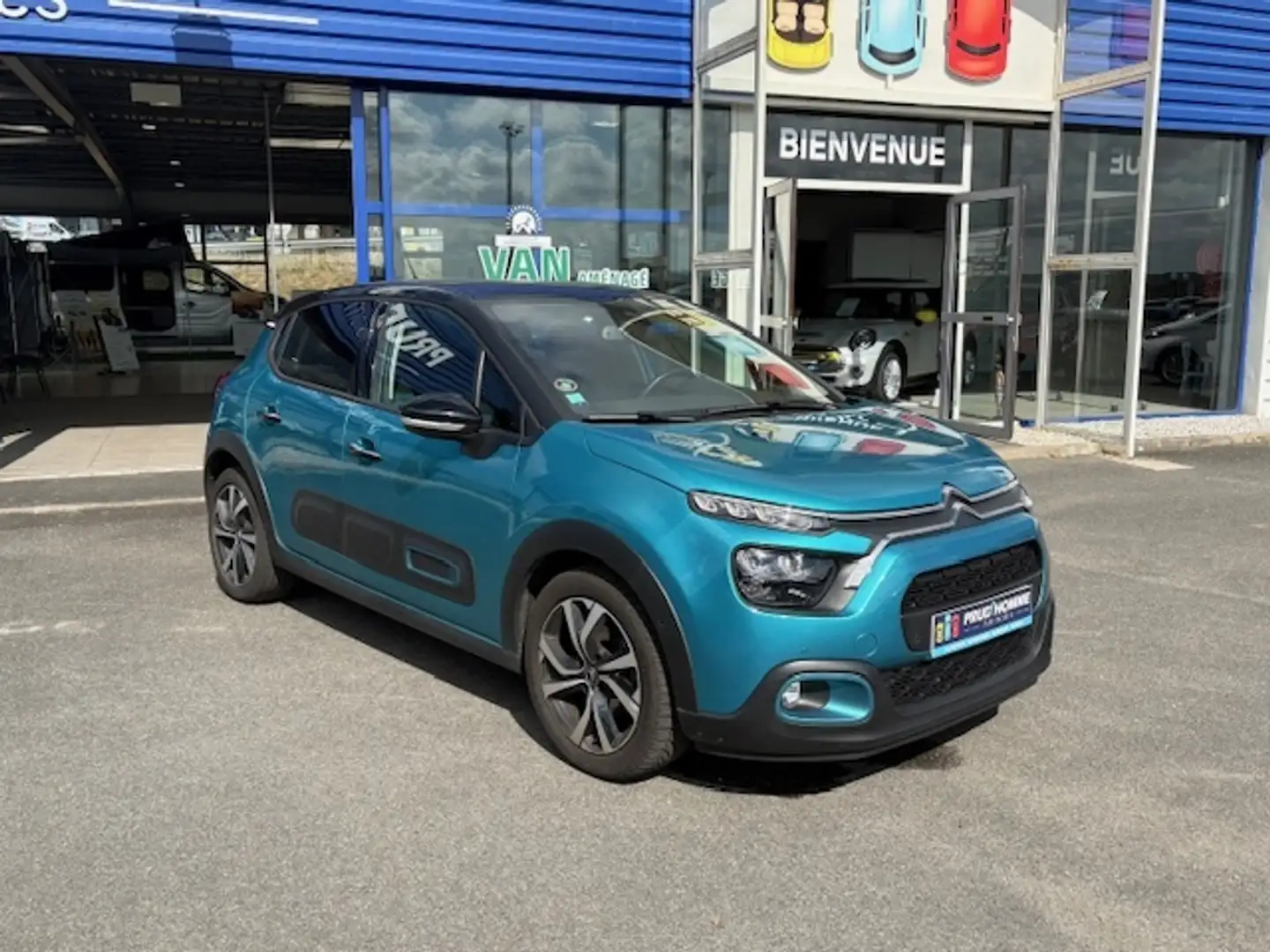 Citroen C3 1.2 PURETECH 110CH S\u0026S SHINE PACK  EAT6 + BOI Azul - 2