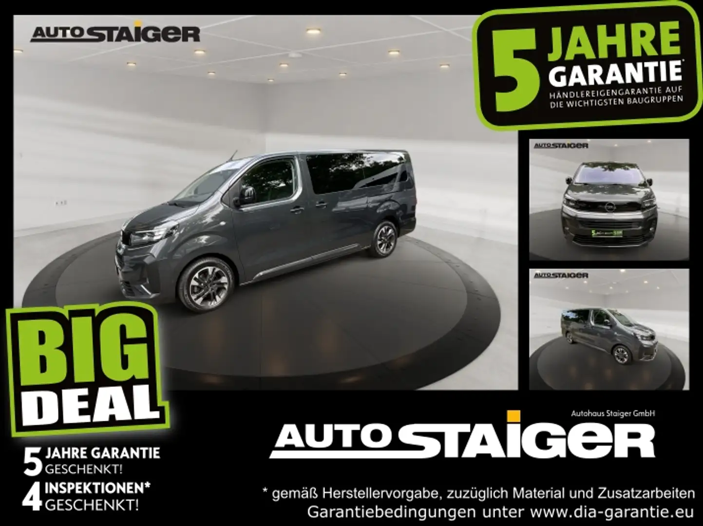 Opel Zafira Life 2.0 D L Edition Klimaauto PDC Gris - 1