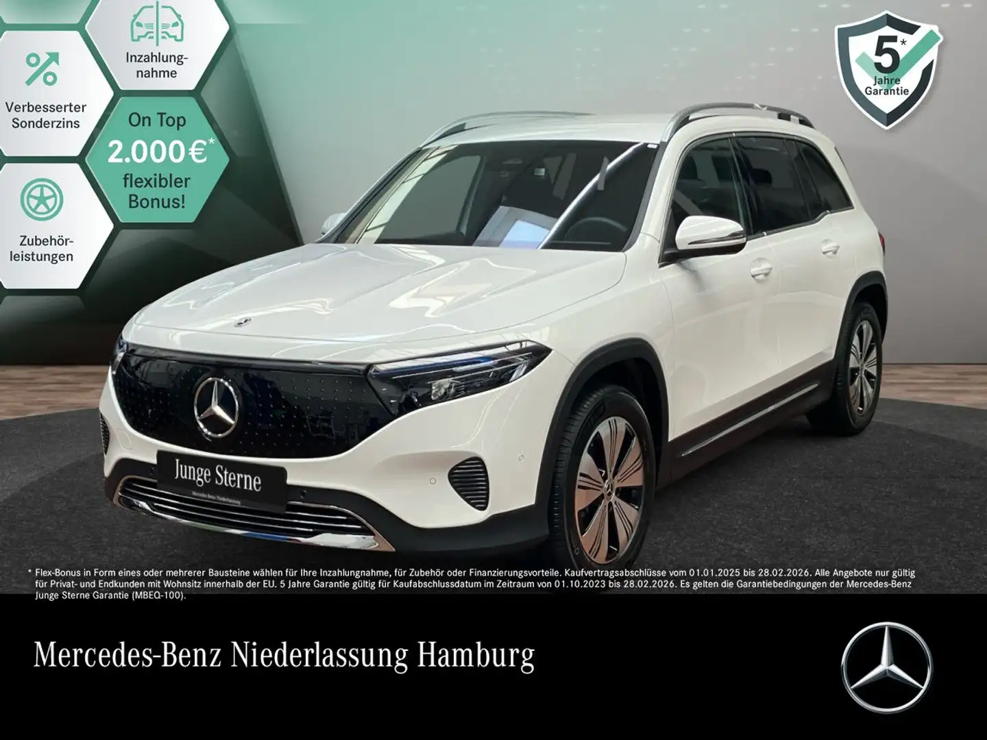 Mercedes-Benz EQB 350 4M PROG+ADVANCED+KAMERA+SPUR Weiß - 1