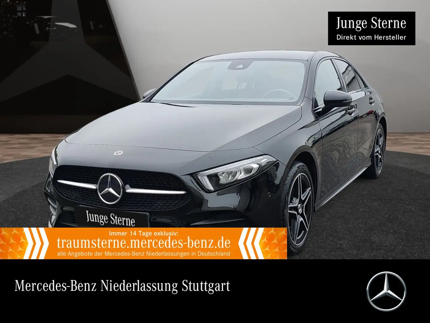 Mercedes-Benz A 250 e Lim EDITION 2020+NIGHT+AHK+LED+8G Schwarz - 1
