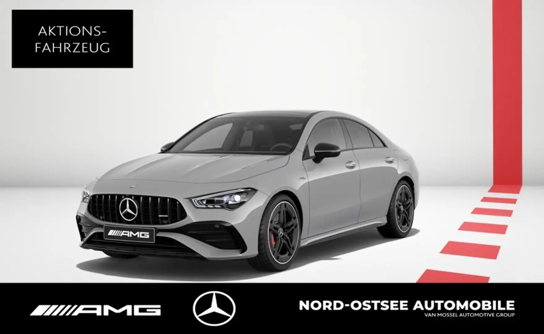 Mercedes-Benz CLA 35 AMG 4m NIGHT PANO SOUND DISTRONIC Gris - 1