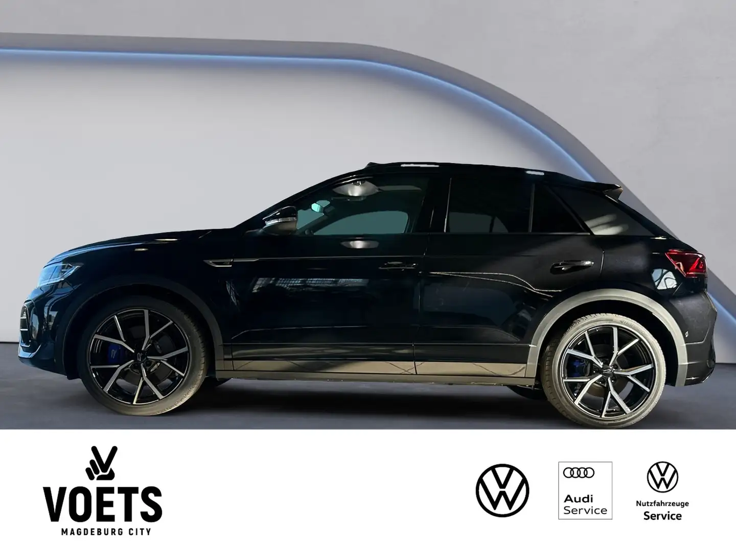 Volkswagen T-Roc 2,0 TSI R 4Motion DSG+AHK+AKRAPOVIC+PANO+UPE:69... Schwarz - 2