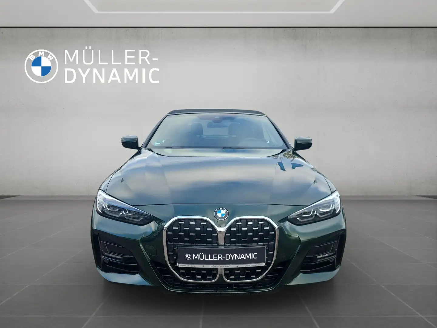 BMW 420 i CABRIO M SPORT RÜCKFAHR HIFI KOMFORTZUG Grün - 2