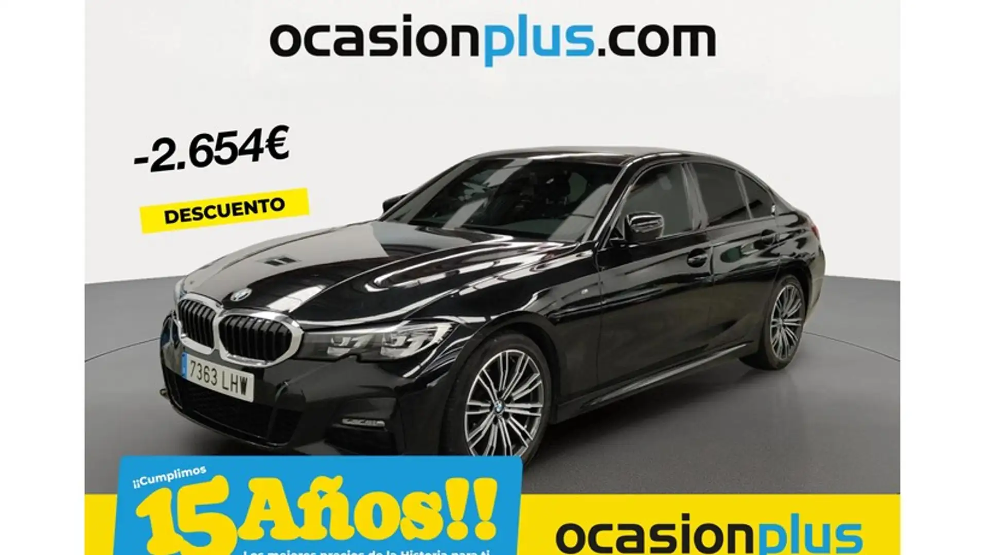 BMW 318 318dA Negro - 1