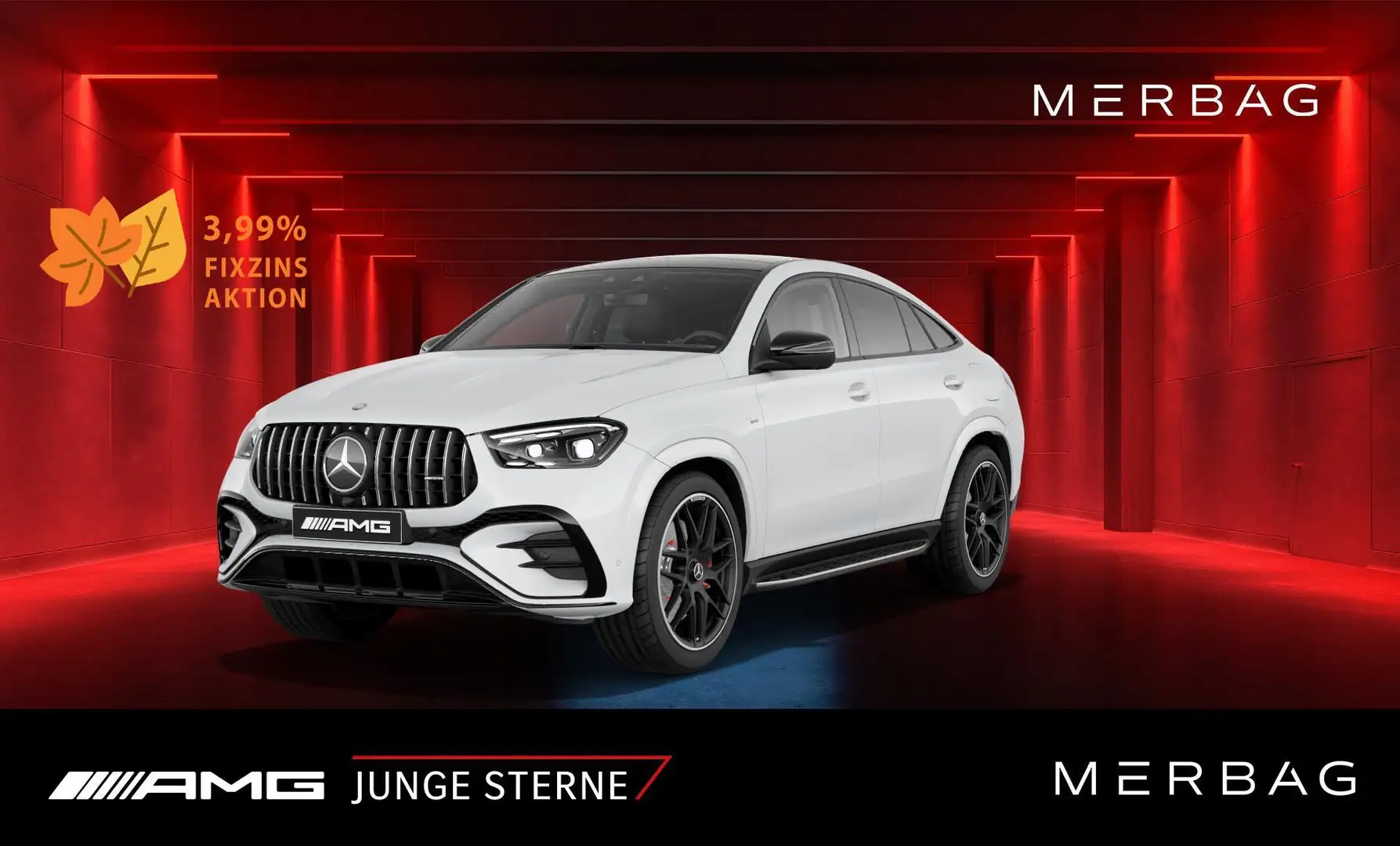 Mercedes-Benz GLE 53 AMG GLE 53 HYBRID 4MATIC+ Coupé Weiß - 1