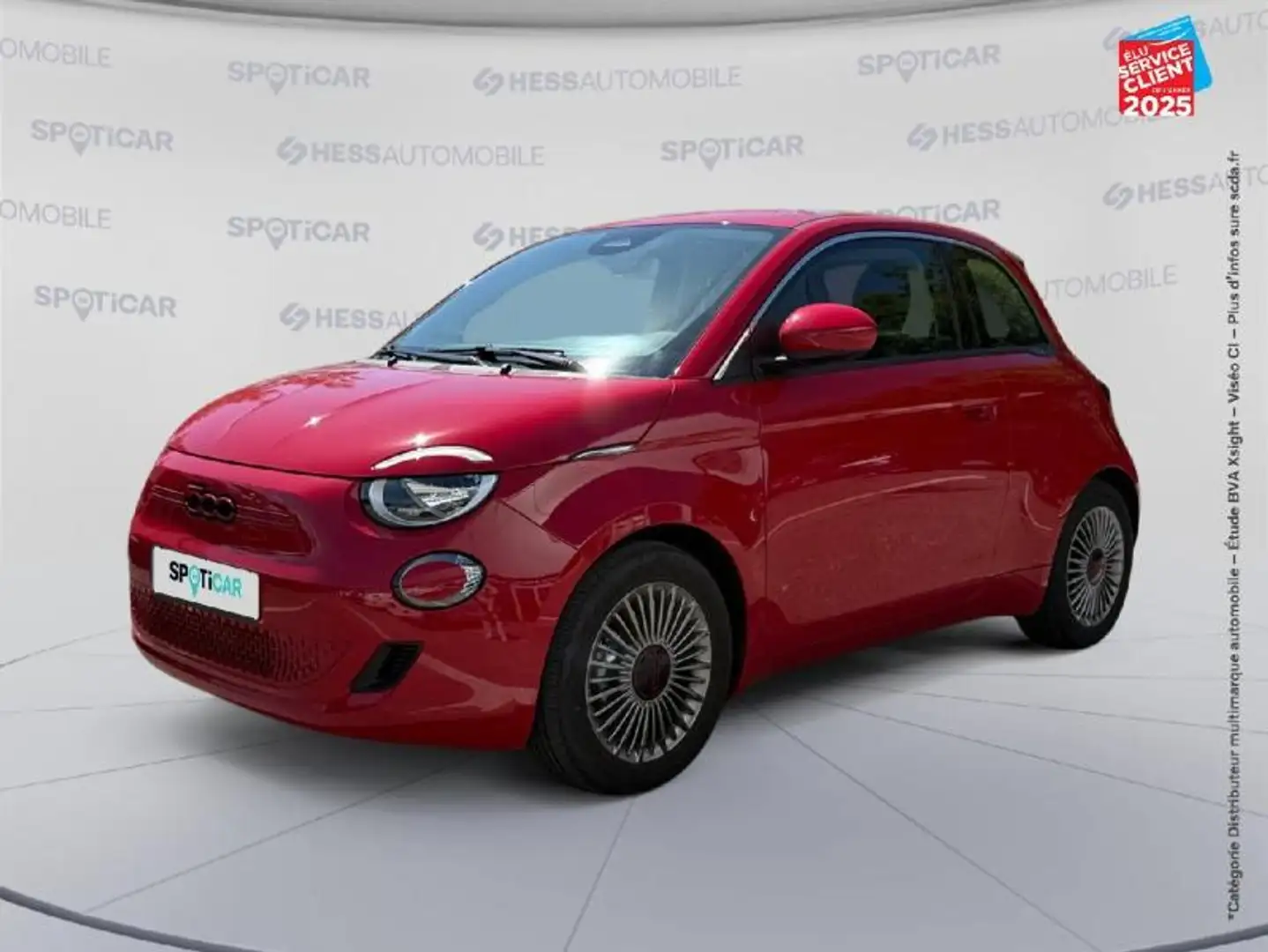 Fiat 500e e 118ch (RED) MY23 Radar Ar GPS Rouge - 1