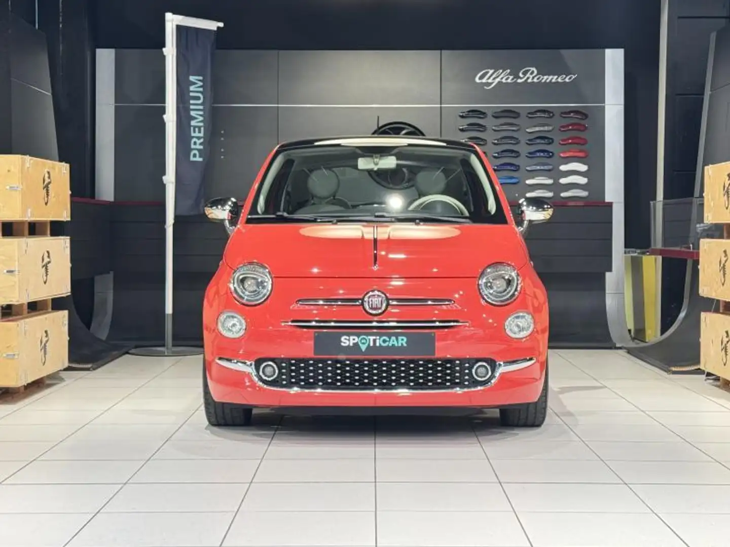 Fiat 500 LOUNGE Rouge - 2