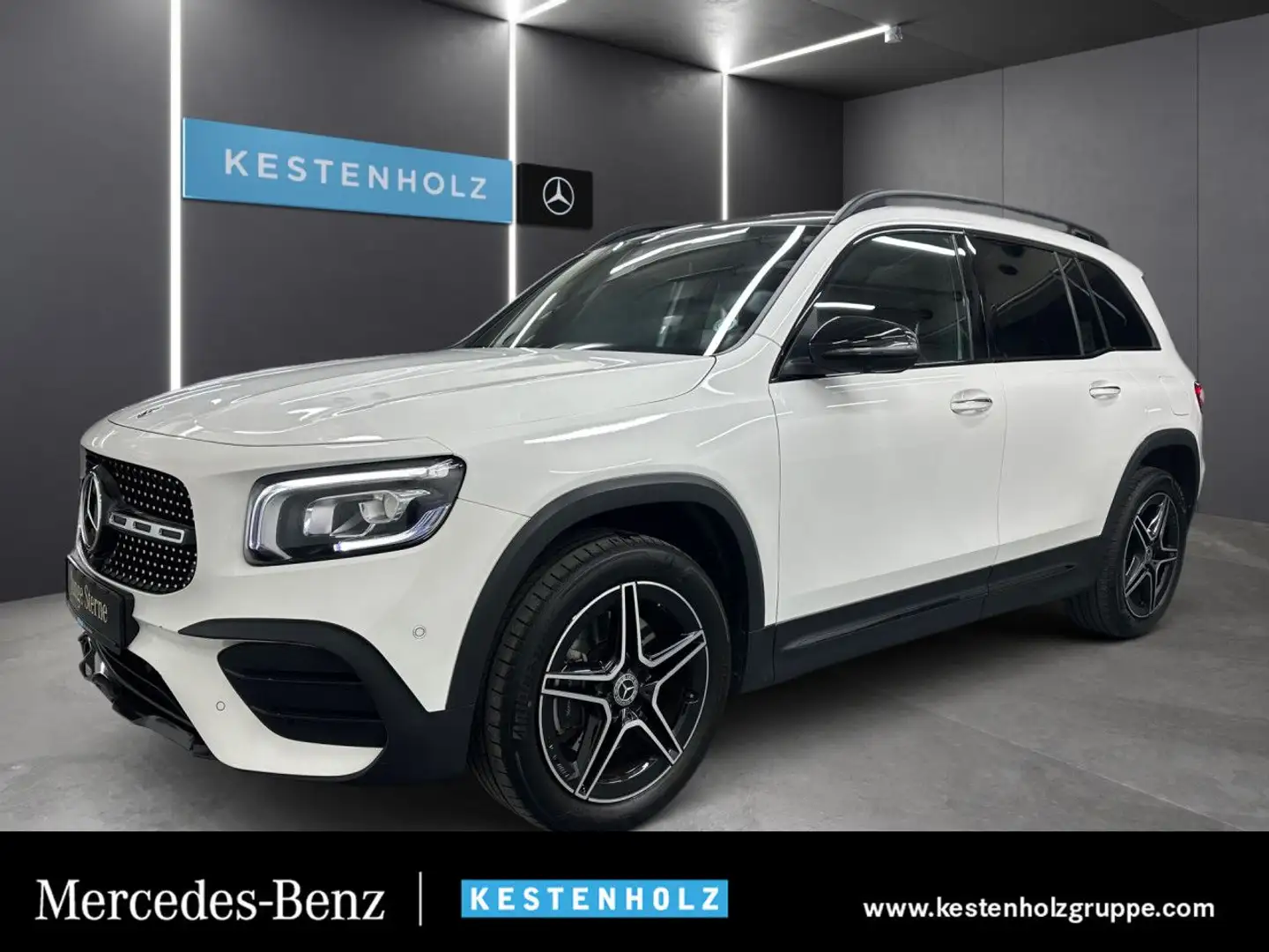 Mercedes-Benz GLB 250 4Matic AMG 360° Burmester LED Night PTS Weiß - 1