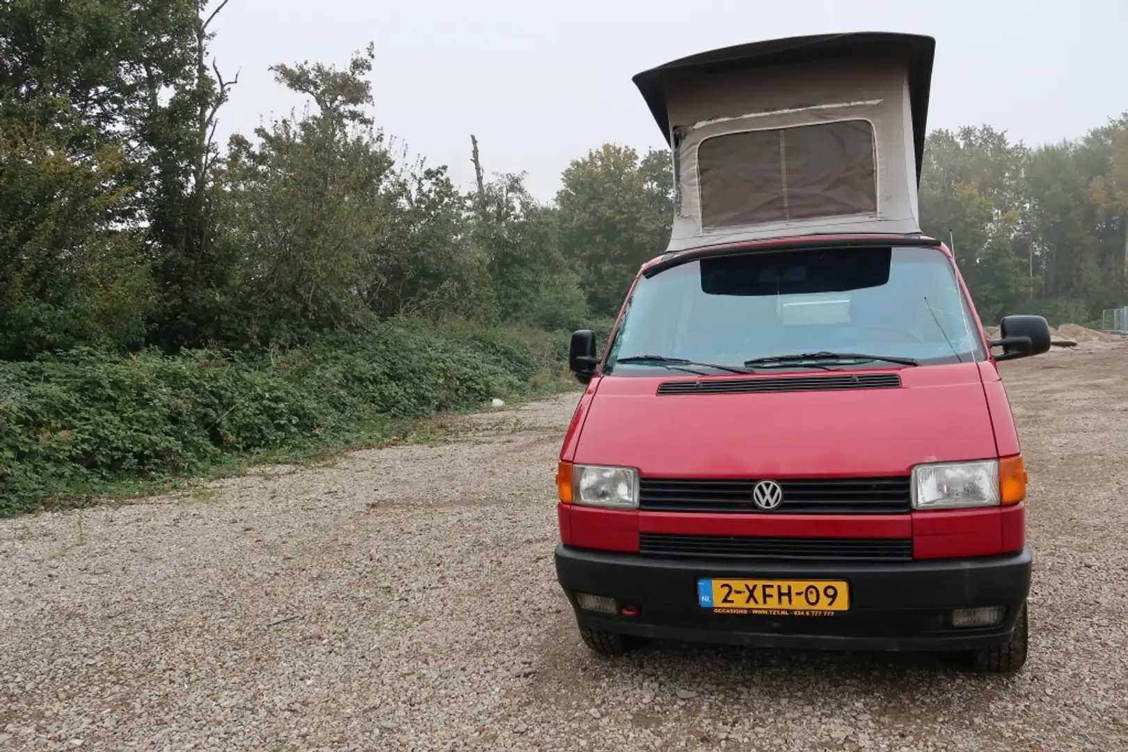 Volkswagen Transporter CALIFORNIA Met hefdak en 4 slaapp Rood - 2