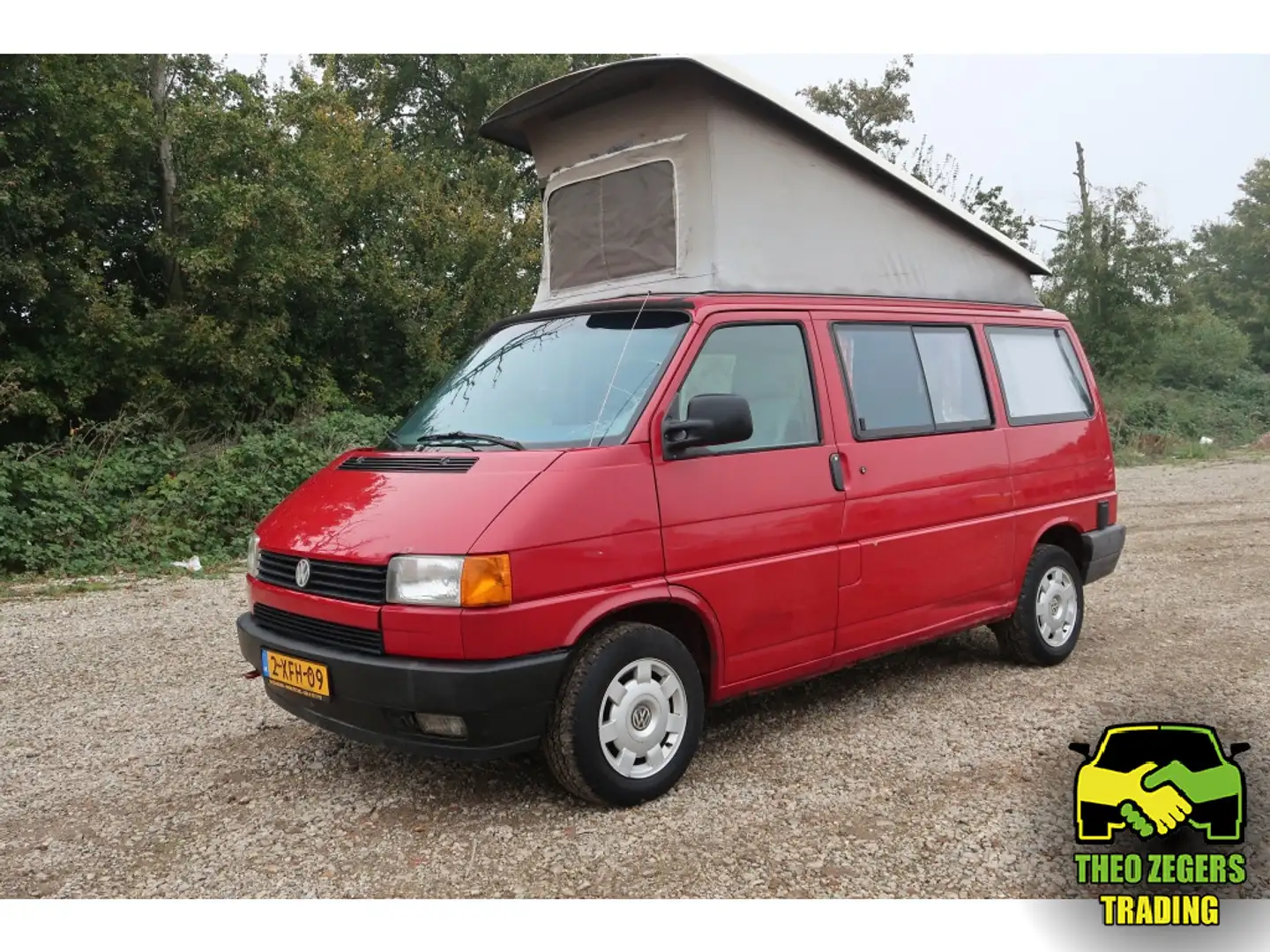 Volkswagen Transporter CALIFORNIA Met hefdak en 4 slaapp Rood - 1