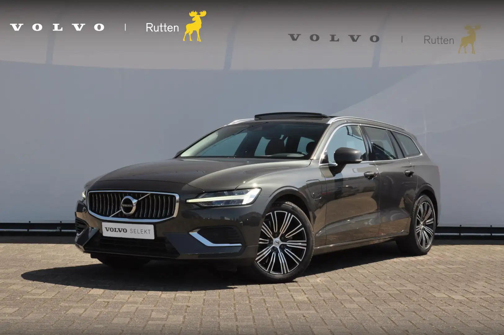 Volvo V60 T8 390PK Automaat Recharge AWD Inscription Cruise Grijs - 1