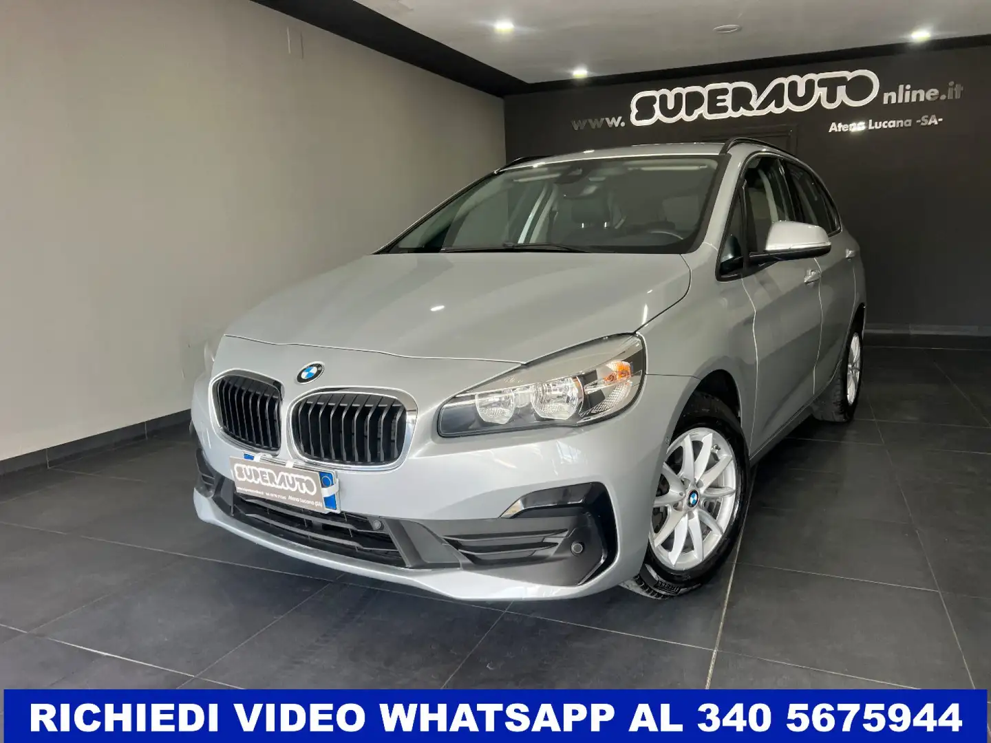 BMW 216 d Active Tourer Argento - 2