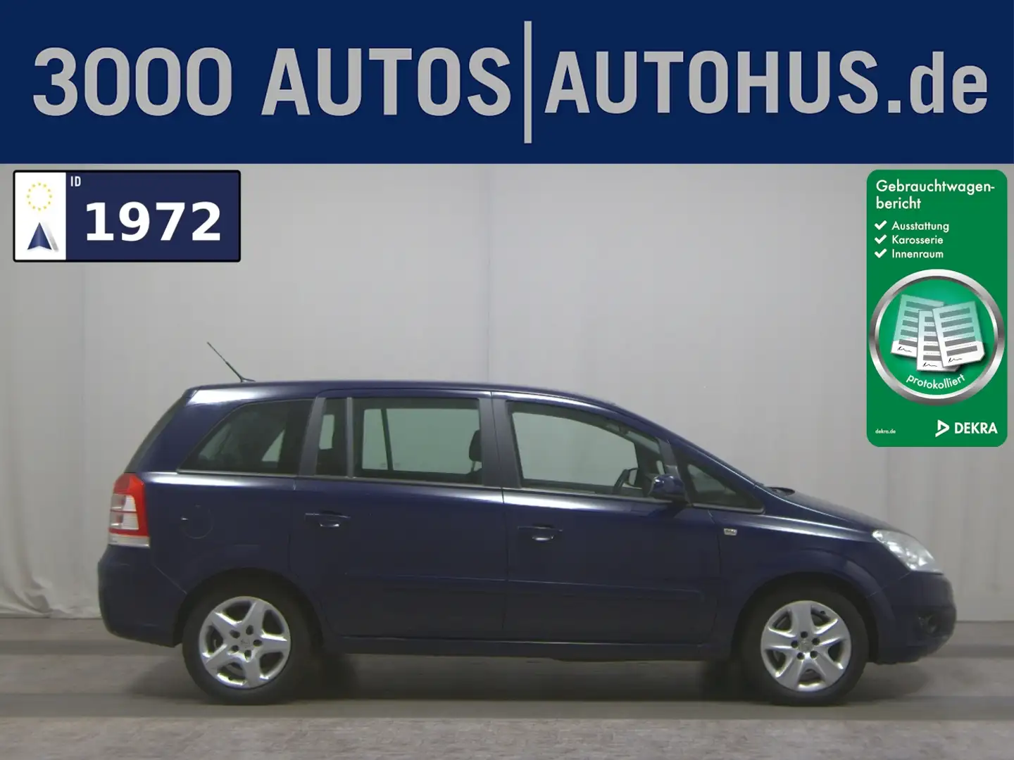 Opel Zafira B 1.7 CDTI Edition AHK Navi Facelift SHZ Albastru - 1
