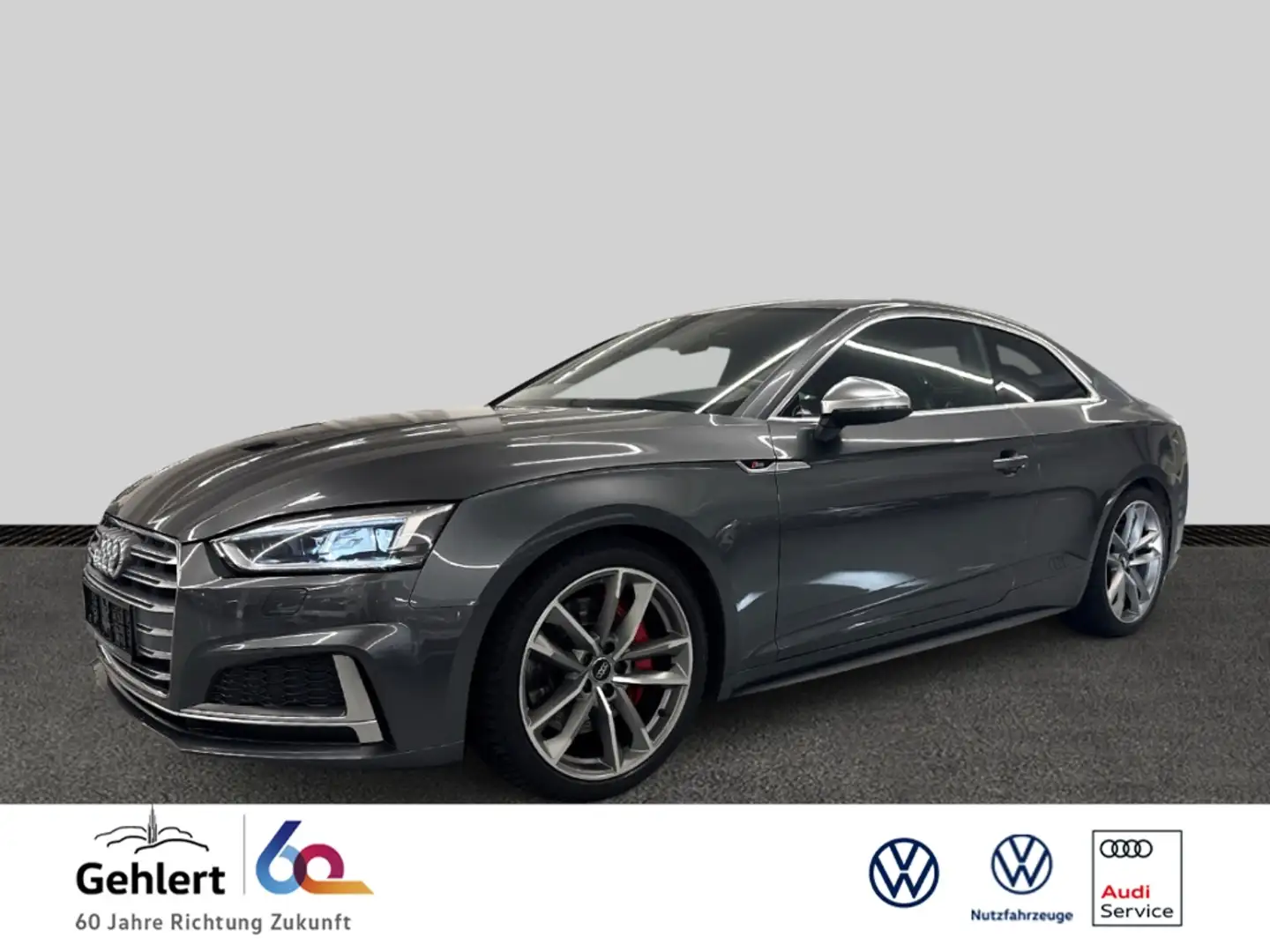 Audi S5 Coupe 3.0 V6 quattro TOP-Zustand 1.Hand Leder Soun Grau - 1