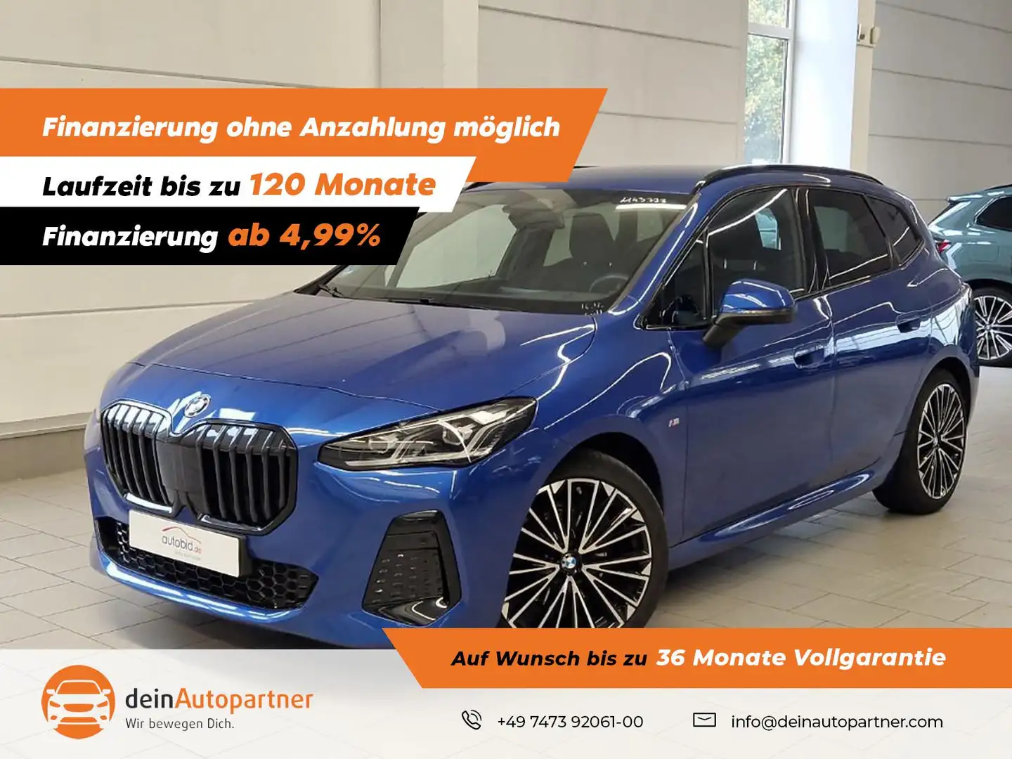 BMW 218 218 i M Sport /LED/NAVI/SHADOW LINE/LEDER Blau - 1