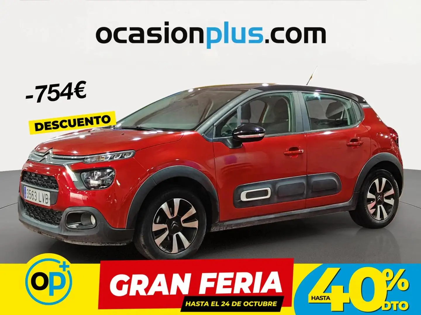 Citroen C3 1.2 PureTech S&S Feel Pack 83 Rojo - 1