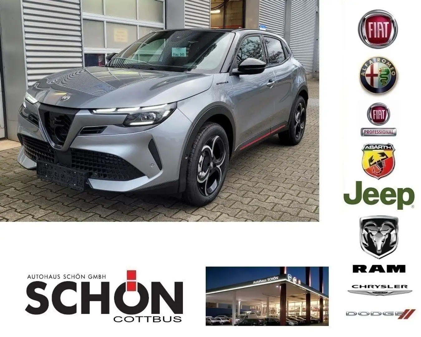 Alfa Romeo Junior Ibrida 1.2 VGT 48V-Hybrid 100 kW Speciale Grau - 1
