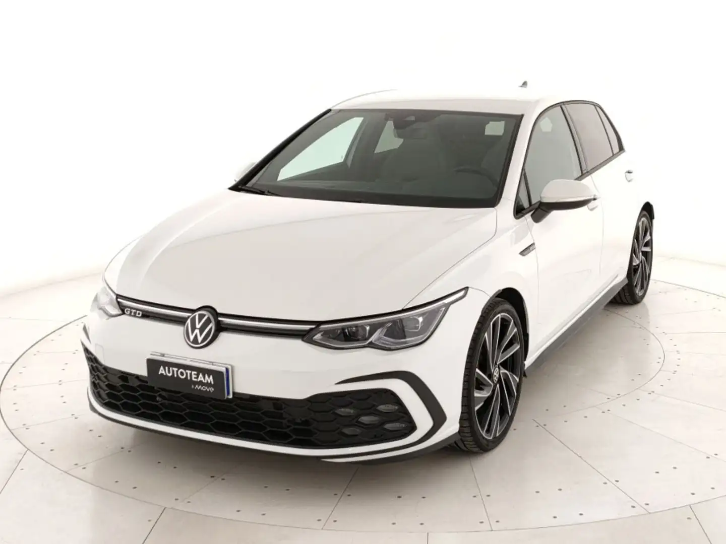 Volkswagen Golf 2.0 tdi GTD 200cv dsg Wit - 1