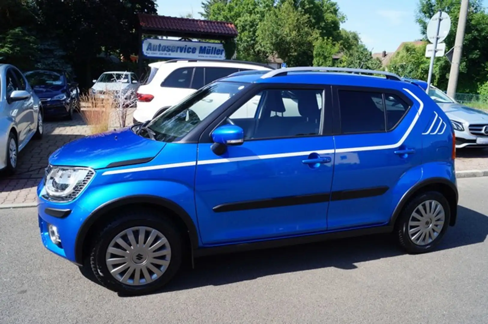 Suzuki Ignis 4x4 CarPlay-Spurh-Abstand-Sitzh.19771km Bleu - 2