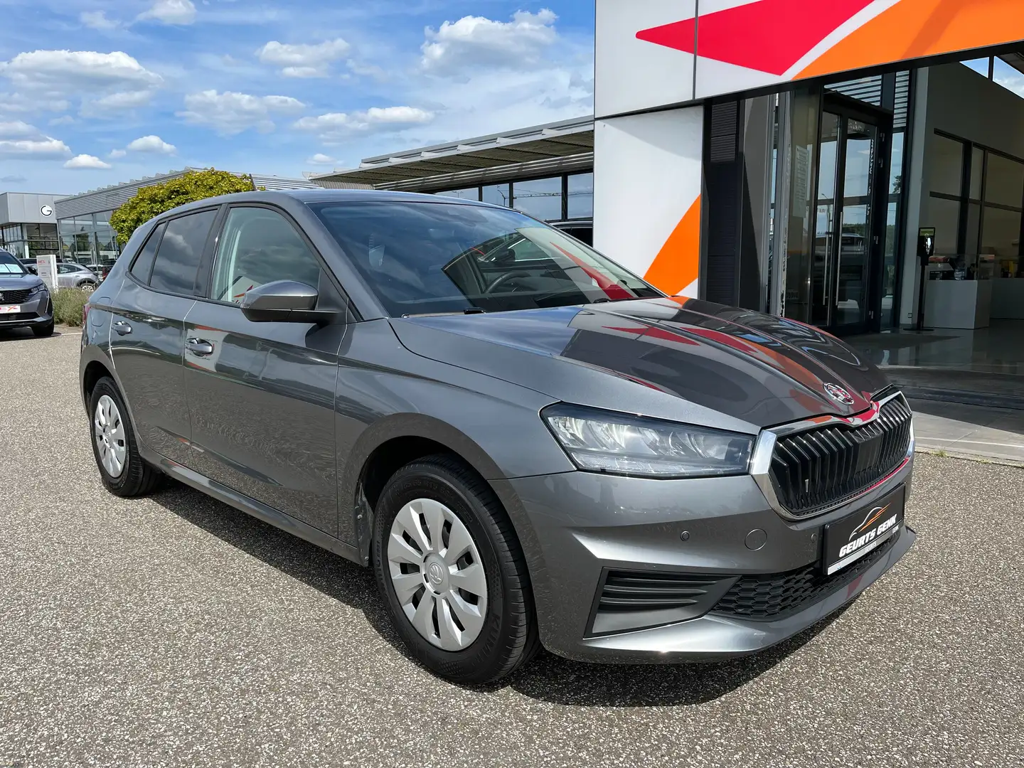 Skoda Fabia Fabia 1.0 met lederen bekleding, camera en carplay Grijs - 1