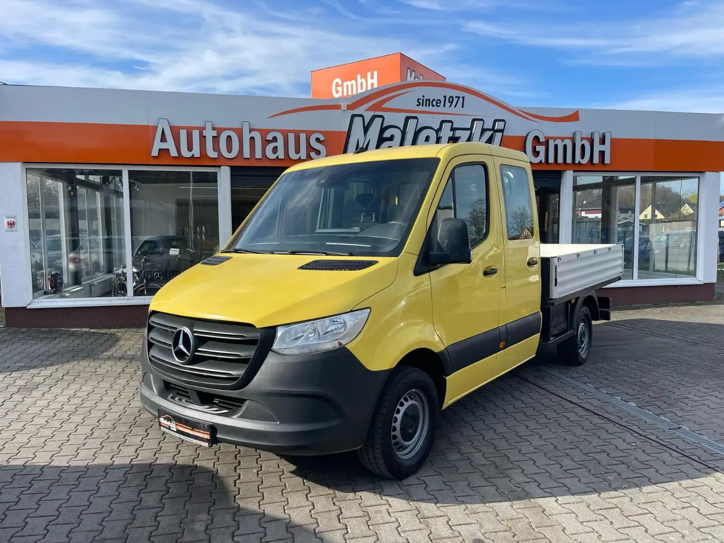 Mercedes-Benz Sprinter 314 CDI DoKa Pritsche L2*StHz*7G-Tron* Gelb - 1