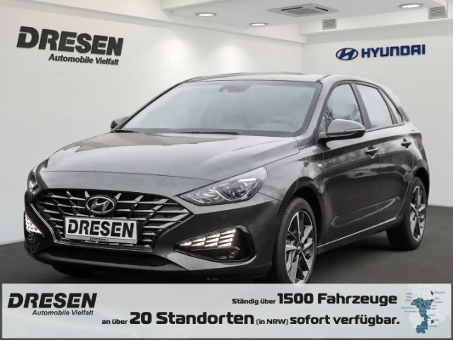 Hyundai i30 1.0 T-GDI 48V Trend Navi*Kamera*Sitzheizung*Klimat Grau - 1
