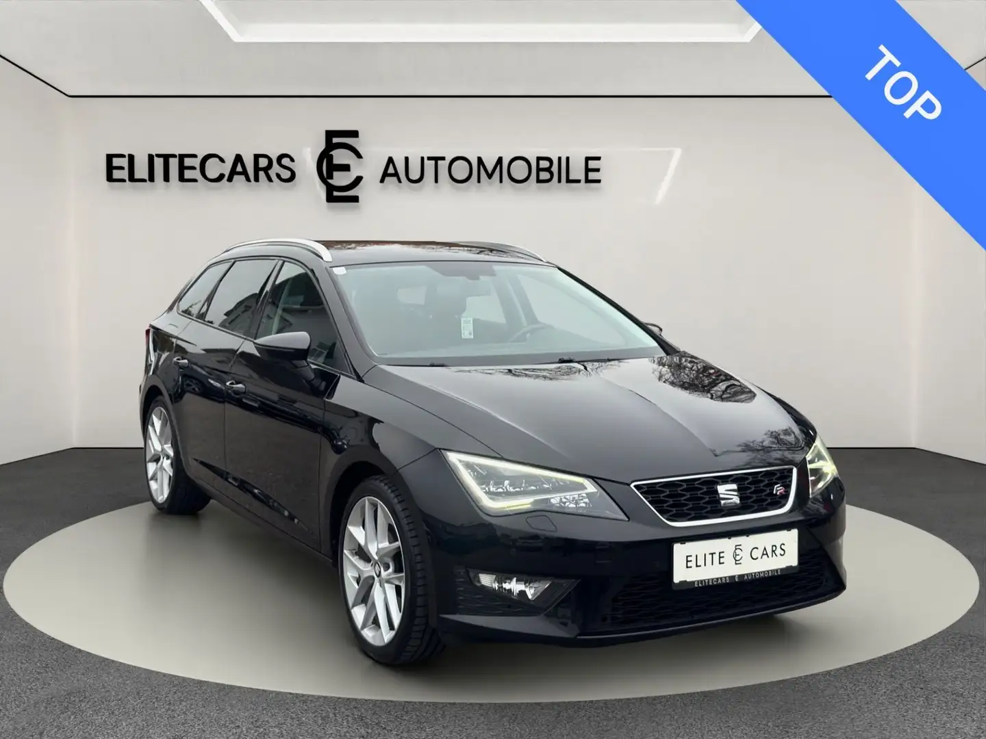 SEAT Leon 1,4 TSI FR-LINE / TEMOMAT / PARKPILOT / WENIG K Schwarz - 1