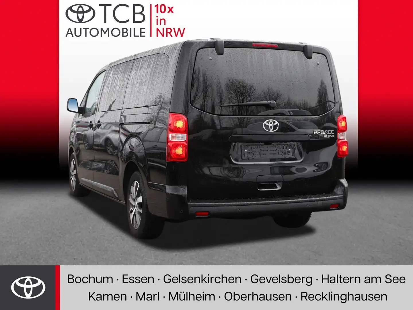 Toyota Proace Verso 2.0 Autom. L2 Team D NAVI KAMERA ALU SHZ PDC BT Negro - 2